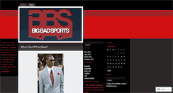 Desktop Screenshot of bigbadsportsblog.wordpress.com
