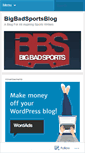 Mobile Screenshot of bigbadsportsblog.wordpress.com
