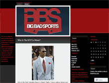Tablet Screenshot of bigbadsportsblog.wordpress.com