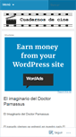 Mobile Screenshot of cuadernosdecine.wordpress.com