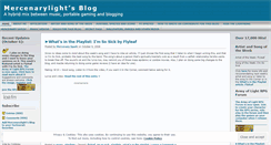 Desktop Screenshot of mercenarylight.wordpress.com