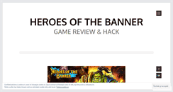 Desktop Screenshot of heroesofthebannercheat.wordpress.com