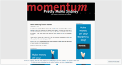 Desktop Screenshot of prettymomosydney.wordpress.com