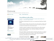 Tablet Screenshot of electrocorpairpurification.wordpress.com