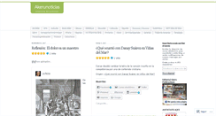 Desktop Screenshot of akerunoticias.wordpress.com