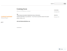 Tablet Screenshot of contactmenow.wordpress.com