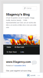 Mobile Screenshot of 55agency.wordpress.com