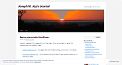 Desktop Screenshot of josephjoy.wordpress.com