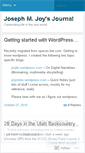 Mobile Screenshot of josephjoy.wordpress.com