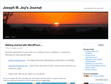 Tablet Screenshot of josephjoy.wordpress.com