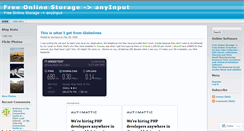 Desktop Screenshot of anyinput.wordpress.com