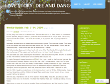 Tablet Screenshot of deeanddang.wordpress.com