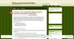 Desktop Screenshot of muhammadnurhadi.wordpress.com