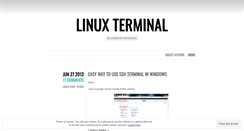 Desktop Screenshot of ltonline.wordpress.com