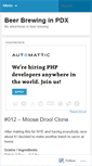 Mobile Screenshot of beerpdx.wordpress.com