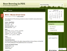 Tablet Screenshot of beerpdx.wordpress.com