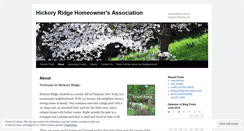 Desktop Screenshot of hickoryridgeha.wordpress.com