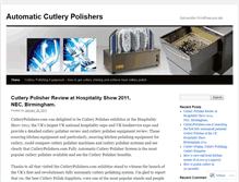 Tablet Screenshot of cutlerypolishers.wordpress.com