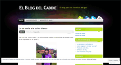 Desktop Screenshot of blogdelcaddie.wordpress.com