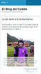 Mobile Screenshot of blogdelcaddie.wordpress.com