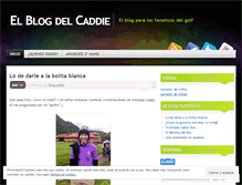 Tablet Screenshot of blogdelcaddie.wordpress.com