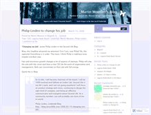 Tablet Screenshot of martinmounier.wordpress.com