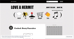 Desktop Screenshot of hermitstyle.wordpress.com