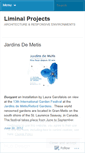 Mobile Screenshot of liminalprojects.wordpress.com