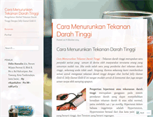 Tablet Screenshot of carameurunkantekanandarahtinggi.wordpress.com