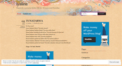 Desktop Screenshot of iyalina.wordpress.com