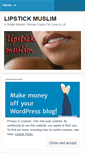 Mobile Screenshot of lipstickmuslim.wordpress.com