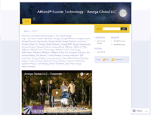 Tablet Screenshot of amizedfusiontechnology.wordpress.com