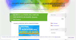 Desktop Screenshot of montemariaaudiovisual.wordpress.com