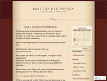 Tablet Screenshot of bartvandenhoogen.wordpress.com