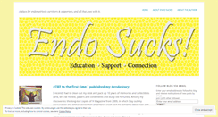 Desktop Screenshot of endosucks.wordpress.com