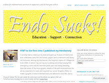 Tablet Screenshot of endosucks.wordpress.com