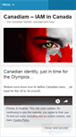 Mobile Screenshot of canadiam.wordpress.com