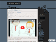 Tablet Screenshot of cartoonwalker.wordpress.com