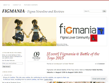 Tablet Screenshot of figmania.wordpress.com