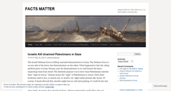 Desktop Screenshot of factsmatter.wordpress.com