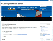 Tablet Screenshot of clubpenguincheatssanbil.wordpress.com