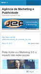 Mobile Screenshot of jefcomunicacao.wordpress.com