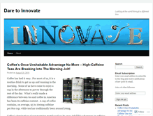 Tablet Screenshot of dare2innovate.wordpress.com