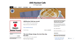 Desktop Screenshot of ansnuclearcafe.wordpress.com