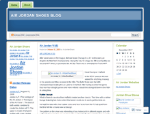Tablet Screenshot of airjordansblog.wordpress.com