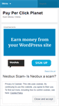 Mobile Screenshot of ppcplanet.wordpress.com