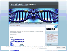 Tablet Screenshot of geneticaunesp.wordpress.com