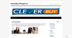 Desktop Screenshot of cleverbuyphilippines.wordpress.com