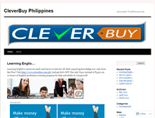 Tablet Screenshot of cleverbuyphilippines.wordpress.com