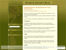 Tablet Screenshot of homeanddecor.wordpress.com